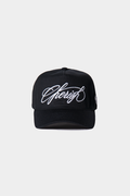 CHERISH SCRIPT SNAPBACK CAP
