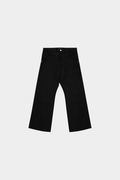 TWIST AGING BLACK DENIM PANTS
