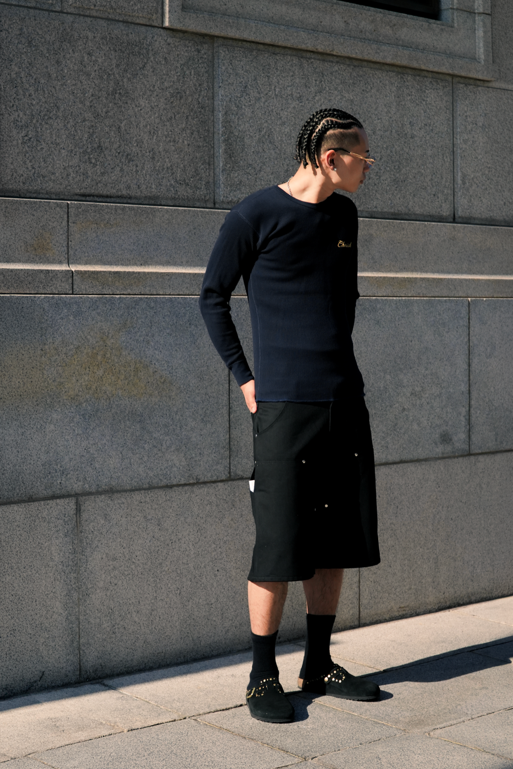 HABIT POCKET DOUBLE KNEE SHORTS