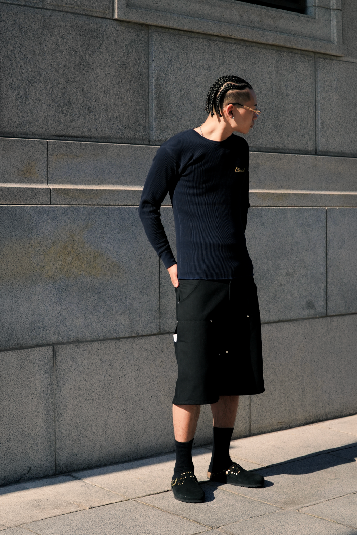 HABIT POCKET DOUBLE KNEE SHORTS